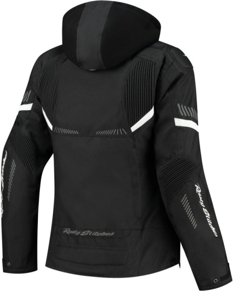 Geaca Moto Textila Dama Taylor Black/White 24