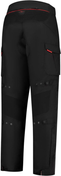 Pantaloni Moto Textili Cliff Black/Grey/Red 24