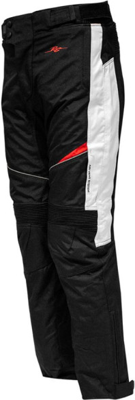 Pantaloni Moto Textili Tommy Black/White/Red 24