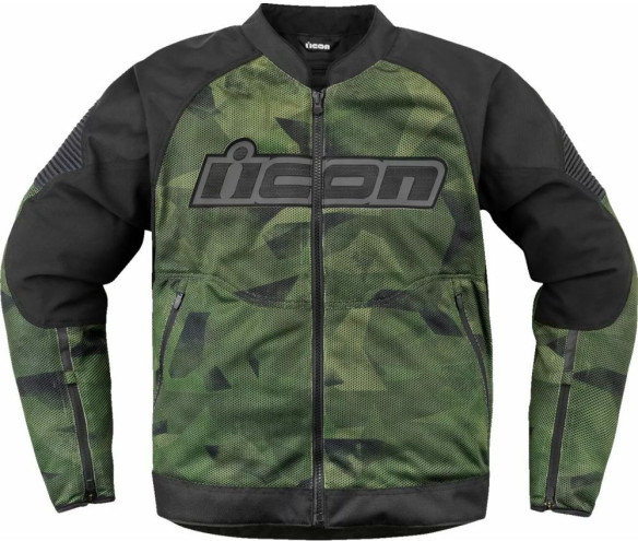 Geaca Moto Textila Overlord 3 Mesh Camo Green 25