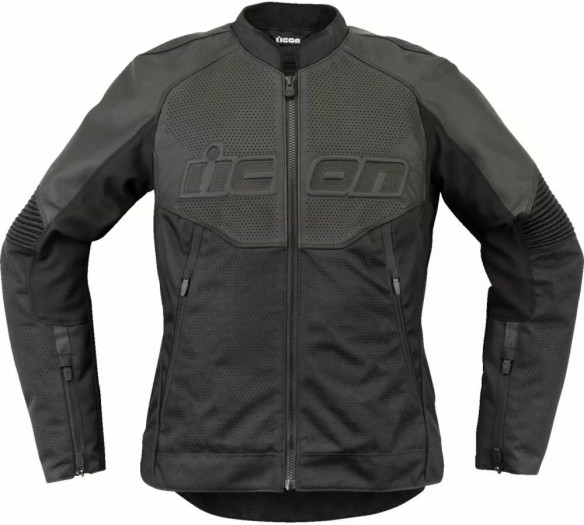 Geaca Moto Piele Dama Overlord 3 Black 25