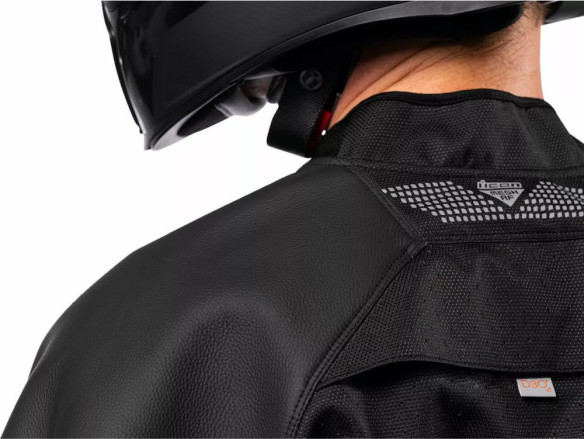 Geaca Moto Piele Mesh AF Leather Black 25