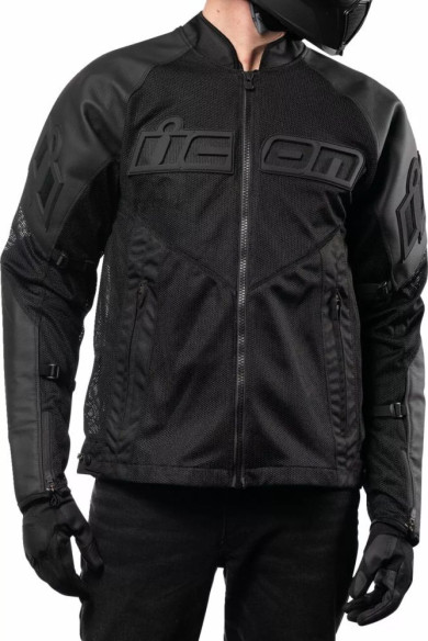 Geaca Moto Piele Mesh AF Leather Black 25