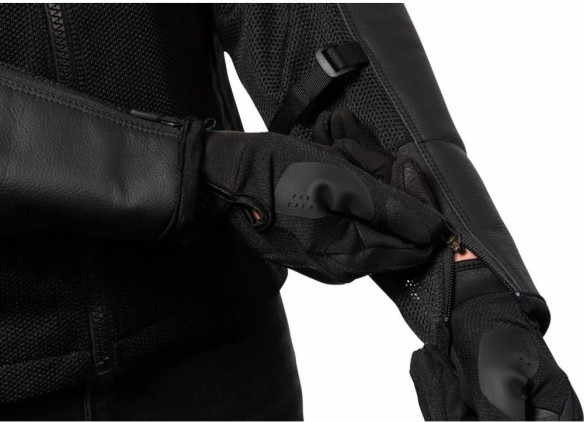 Geaca Moto Piele Mesh AF Leather Black 25