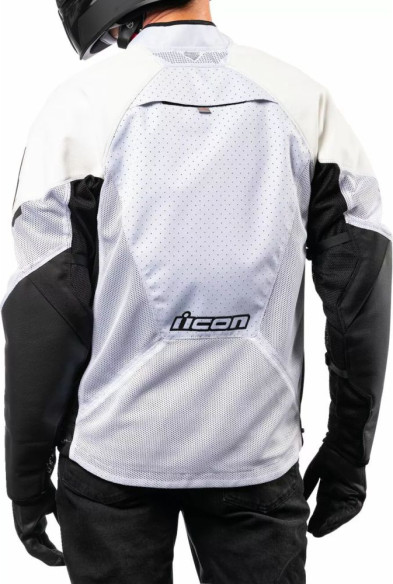Geaca Moto Piele Mesh AF Leather White 25