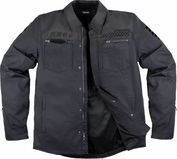 Geaca Moto Textila Upstate Canvas National Black 25