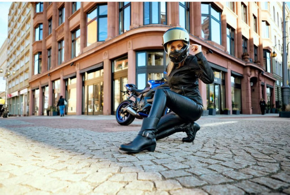 Cizme Moto Dama Tuscadero Black 25
