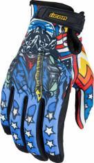 Manusi Moto Textil/Piele Hooligan CE Flyboy Gloves Blue 25