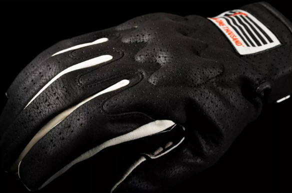 Manusi Moto Piele Airform Slabtown Black/White 25