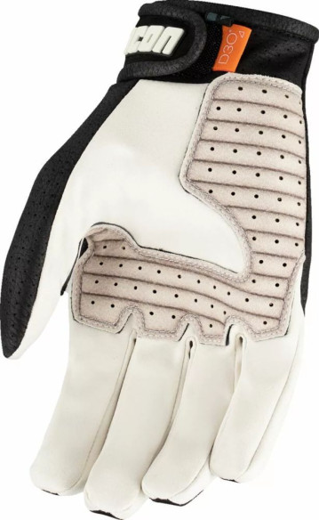 Manusi Moto Piele Airform Slabtown Black/White 25