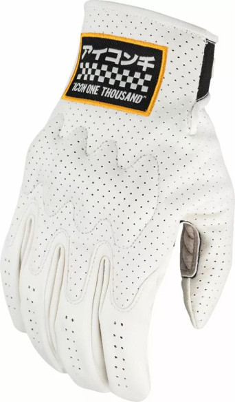 Manusi Moto Piele Airform Slabtown White 25