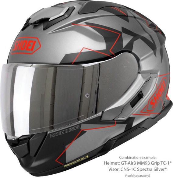 Casca Moto Full-Face/Integrala GT AIR 3 MM93 Collection Grip TC-1 Grey/Red 25