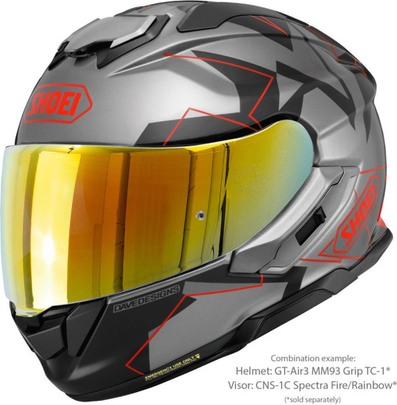 Casca Moto Full-Face/Integrala GT AIR 3 MM93 Collection Grip TC-1 Grey/Red 25