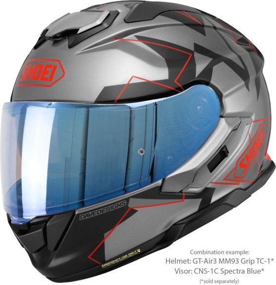 Casca Moto Full-Face/Integrala GT AIR 3 MM93 Collection Grip TC-1 Grey/Red 25