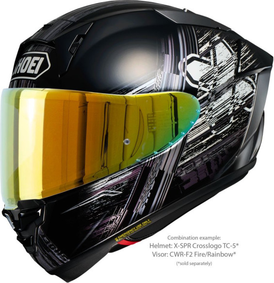 Casca Moto Full-Face/Integrala X-SPR PRO Crosslogo TC-5 Black/White 25