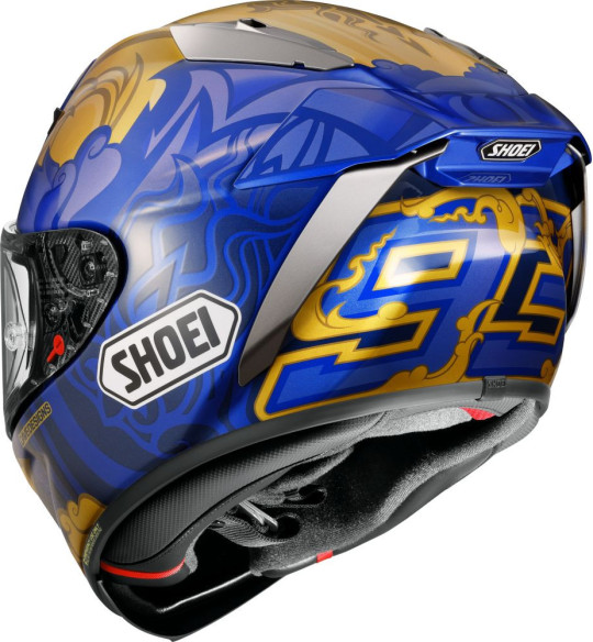 Casca Moto Full-Face/Integrala X-SPR PRO Marquez Thai TC-2 Blue/Gold 25