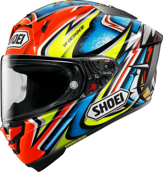 Casca Moto Full-Face/Integrala X-SPR PRO Daijiro TC-1 Blue/Red/Yellow 25