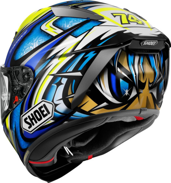 Casca Moto Full-Face/Integrala X-SPR PRO Daijiro TC-3 Blue/Yellow 25