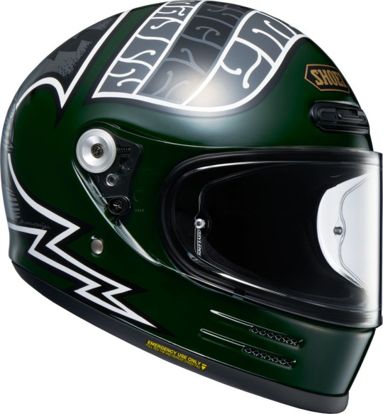 Casca Moto Full-Face/Integrala Glamster06 Heiwa Motorcycle TC-4 Green/White 25
