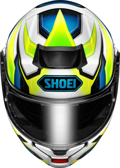 Casca Moto Flip-Up Neotec 3 Anthem TC-3 Blue/Green/White/Yellow 25