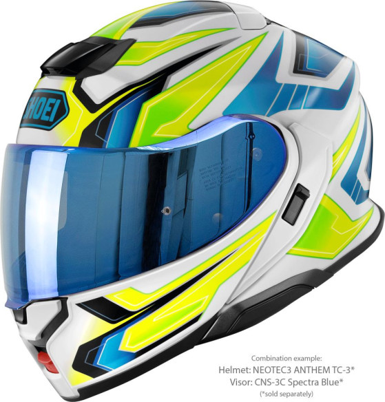 Casca Moto Flip-Up Neotec 3 Anthem TC-3 Blue/Green/White/Yellow 25