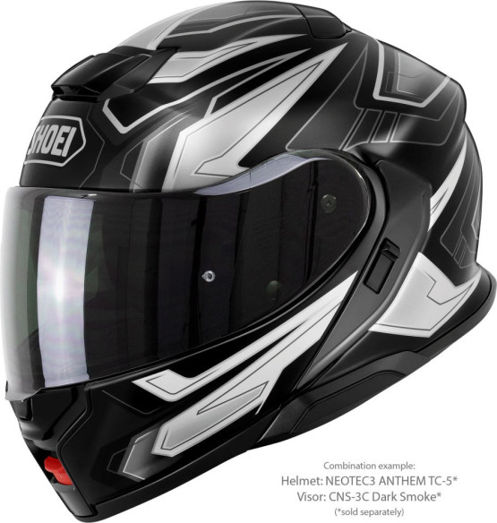 Casca Moto Flip-Up Neotec 3 Anthem TC-5 Black/White 25