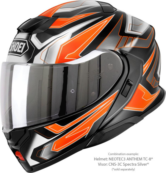 Casca Moto Flip-Up Neotec 3 Anthem TC-8 Black/Orange/White 25