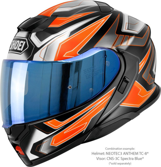 Casca Moto Flip-Up Neotec 3 Anthem TC-8 Black/Orange/White 25