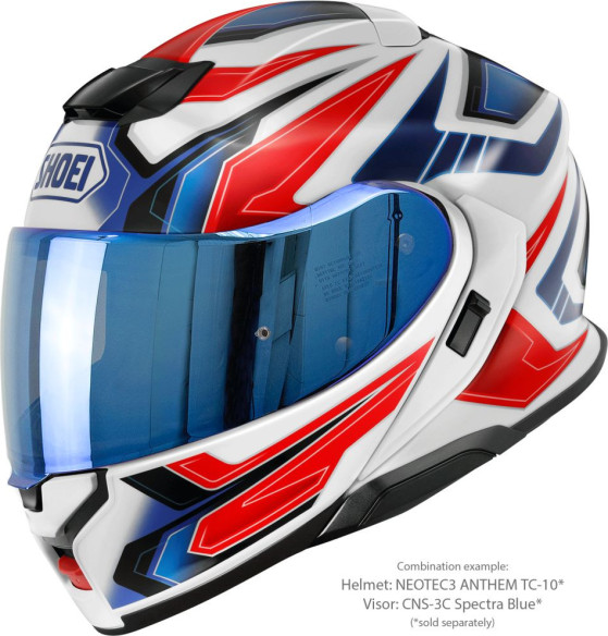 Casca Moto Flip-Up Neotec 3 Anthem TC-10 Blue/Red/White 25