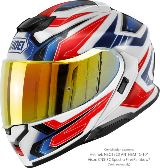 Casca Moto Flip-Up Neotec 3 Anthem TC-10 Blue/Red/White 25