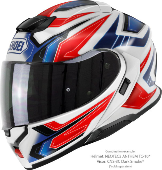 Casca Moto Flip-Up Neotec 3 Anthem TC-10 Blue/Red/White 25
