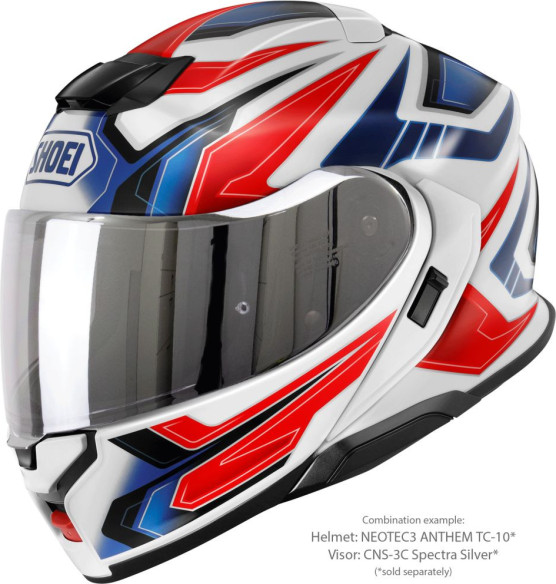 Casca Moto Flip-Up Neotec 3 Anthem TC-10 Blue/Red/White 25