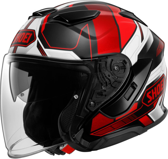 Casca Moto Open-Face/Jet J-Cruise 3 Whizzy TC-1 Black/Red/White 25