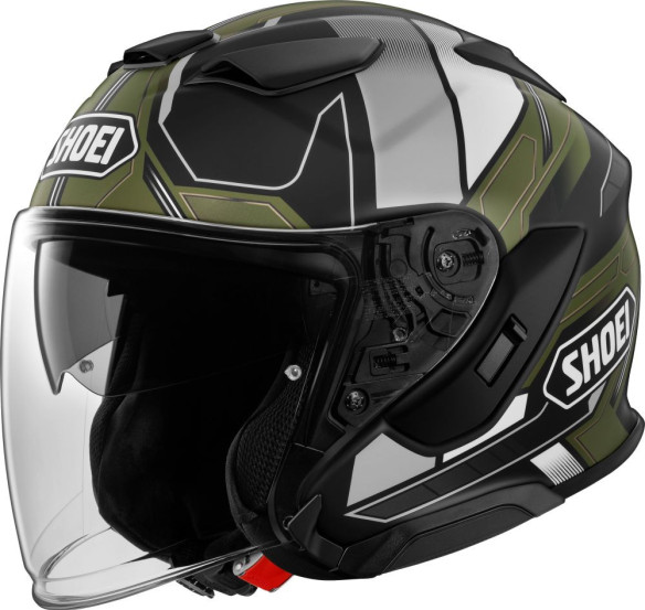 Casca Moto Open-Face/Jet J-Cruise 3 Whizzy TC-11 Black/Brown/Green/Grey 25