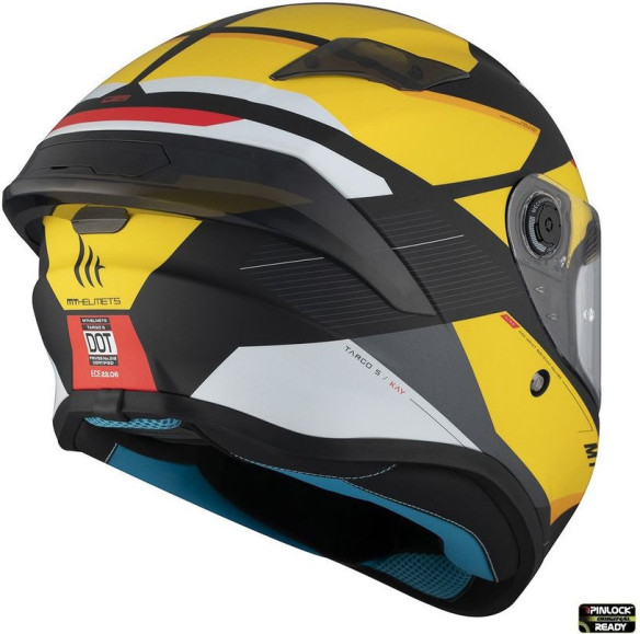 Casca Moto Full-Face/Integrala Targo S Kay B3 Matt Yellow