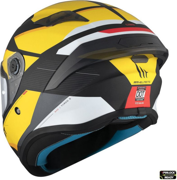 Casca Moto Full-Face/Integrala Targo S Kay B3 Matt Yellow
