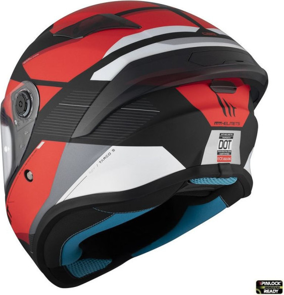 Casca Moto Full-Face/Integrala Targo S Kay B3 Matt Red