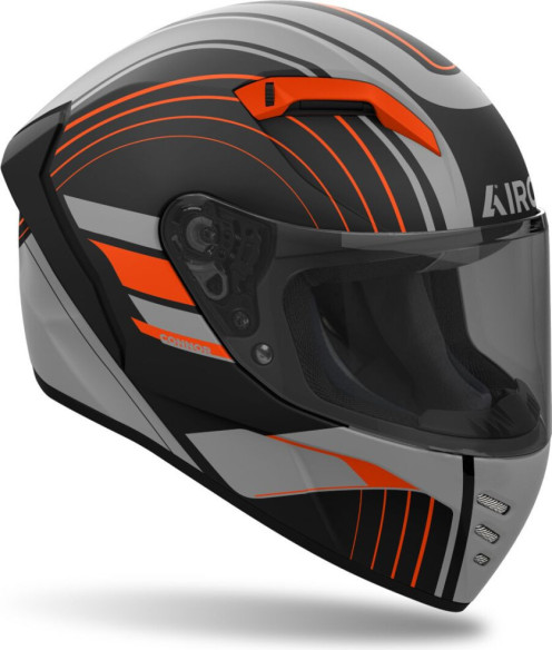 Casca Moto Full-Face Connor Achieve Orange Matt 25