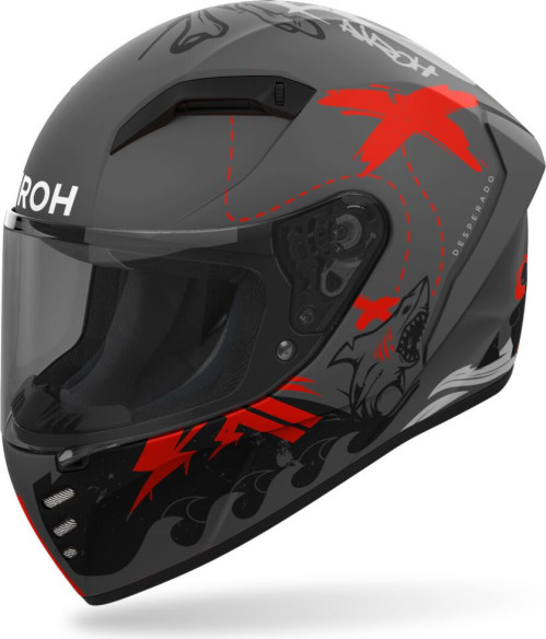 Casca Moto Full-Face Connor Desperado Orange Matt 25
