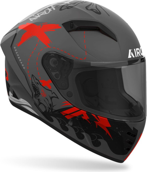 Casca Moto Full-Face Connor Desperado Orange Matt 25