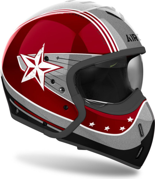 Casca Moto Open Face/Jet J 110 Command Burgundy Gloss 25
