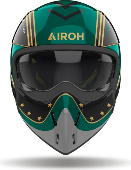 Casca Moto Open Face/Jet J 110 Command Mint Green Gloss 25
