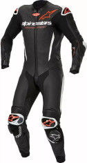 Combinezon Moto Piele GP-R7 1-PC Black/Red/White 25