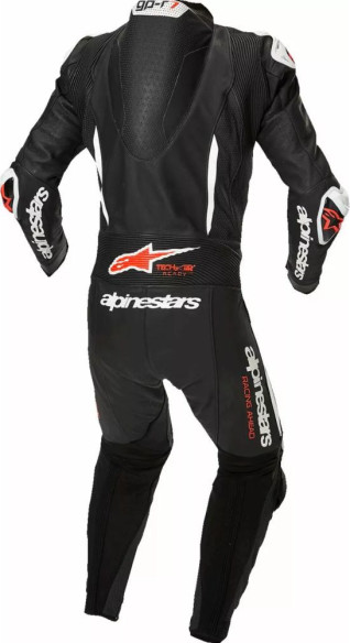 Combinezon Moto Piele GP-R7 1-PC Black/Red/White 25
