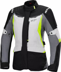 Geaca Moto Textila Dama Stella ST-1 Waterproof Grey/Black/Yellow 25