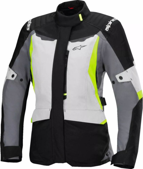 Geaca Moto Textila Dama Stella ST-1 Waterproof Grey/Black/Yellow 25
