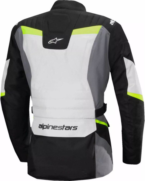 Geaca Moto Textila Dama Stella ST-1 Waterproof Grey/Black/Yellow 25