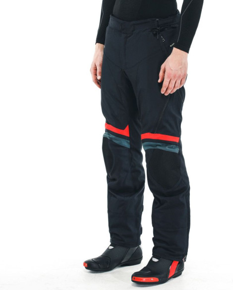 Pantaloni Moto Textili Touring Carve Master 3 Gore-Tex Black/Lava-Red 25