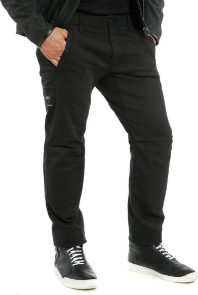 Pantaloni Moto Textili Chinos Tex Black 25