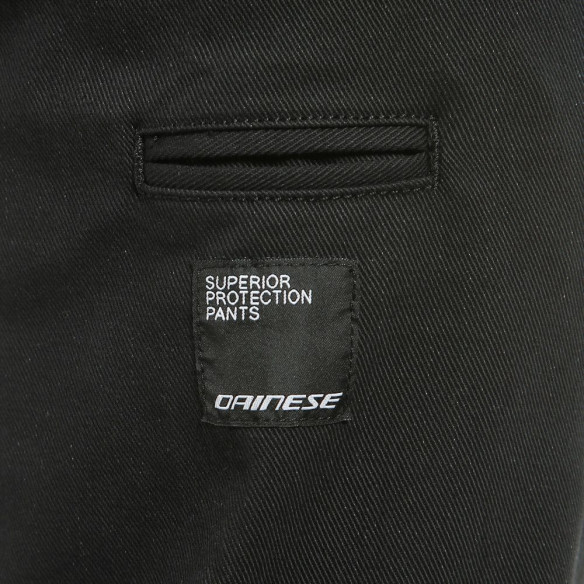 Pantaloni Moto Textili Chinos Tex Black 25